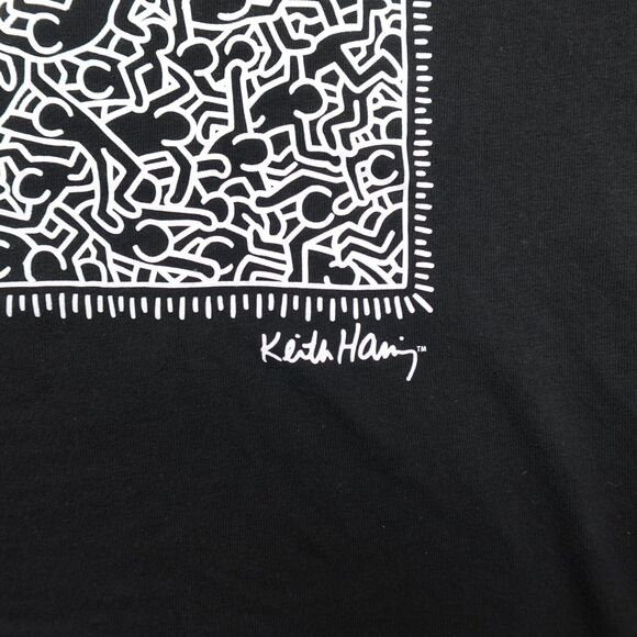 Uniqlo Shirt Men's M Black UT Archive Keith Haring Graphic Tee Short Sleeve Art - Picture 3 of 8